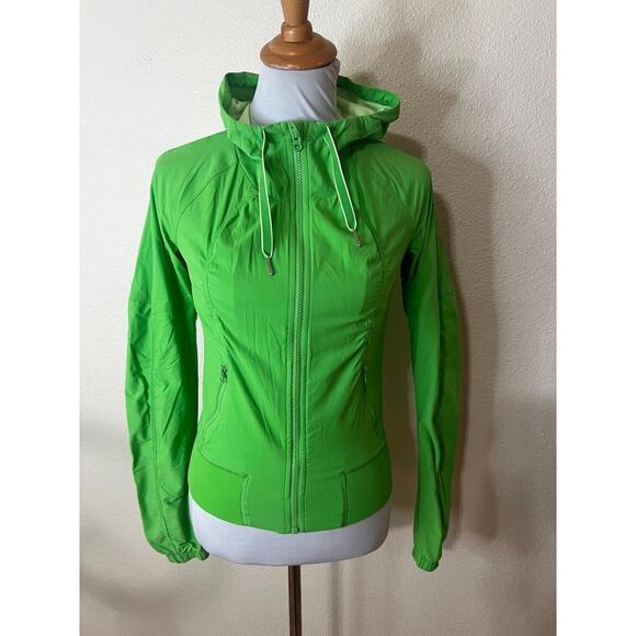 Lululemon Street to Studio Green Full Zip Hooded Jacket Performance Active 4 - Picture 2 of 7